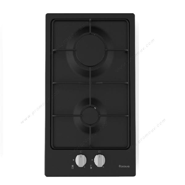 Plaque à gaz FOCUS 2 feux noir (F.813B) Plaque à gaz FOCUS 2 feux noir (F.813B)